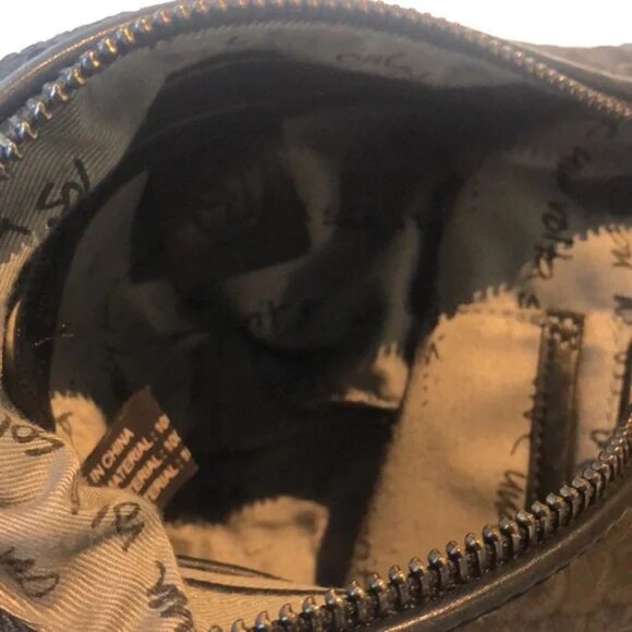 Ash Bo Black Python-Embossed Fringe Crossbody - Picture 13 of 15